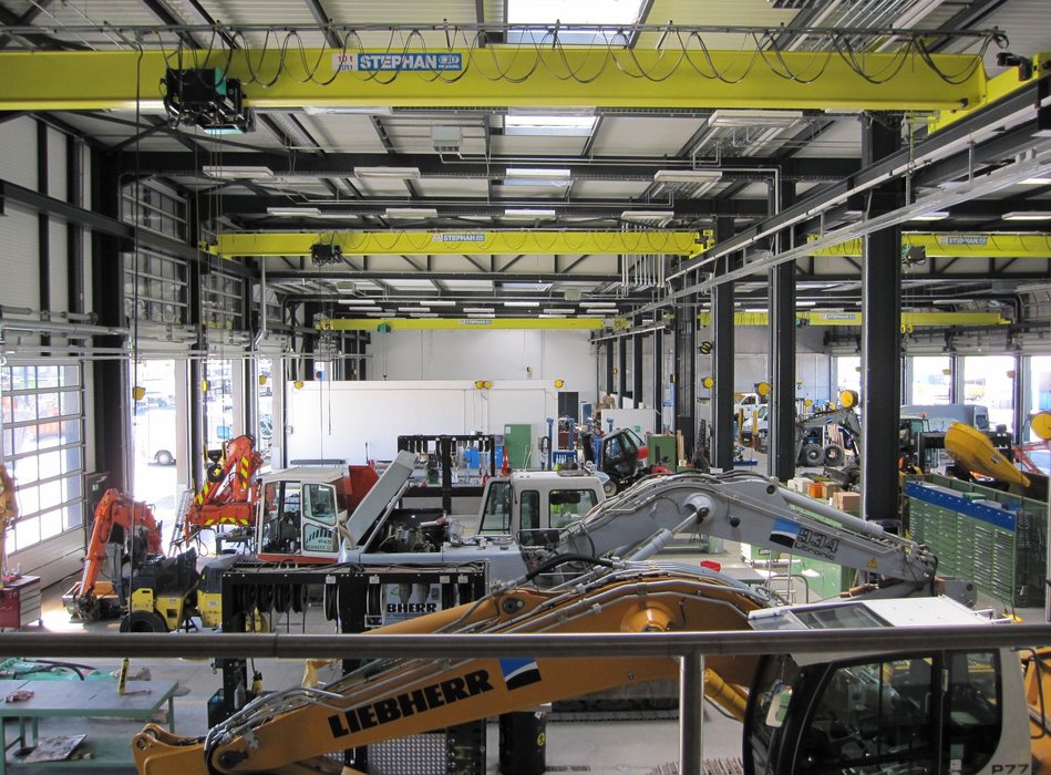 Grisoni-Zaugg SA, a Swiss company chooses VERLINDE hoists to equip its maintenance facilities.